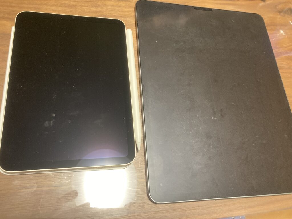 iPad mini 6とiPad Pro12.9インチ